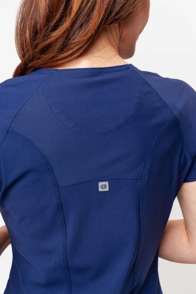 Dámska lekárska blúza Maevn Embrace Luna námornícky modrá-4