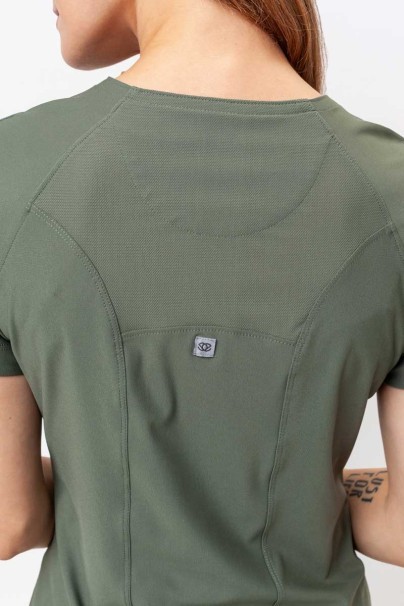 Lekárska dámska súprava Maevn Embrace (blúzka Luna, nohavice Nora) olivková-6