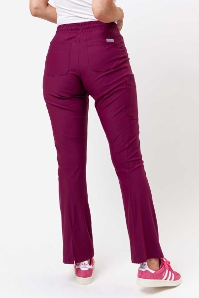 Lekárska dámska súprava Maevn Embrace (blúzka Luna, nohavice Nora) čerešňová červená-9