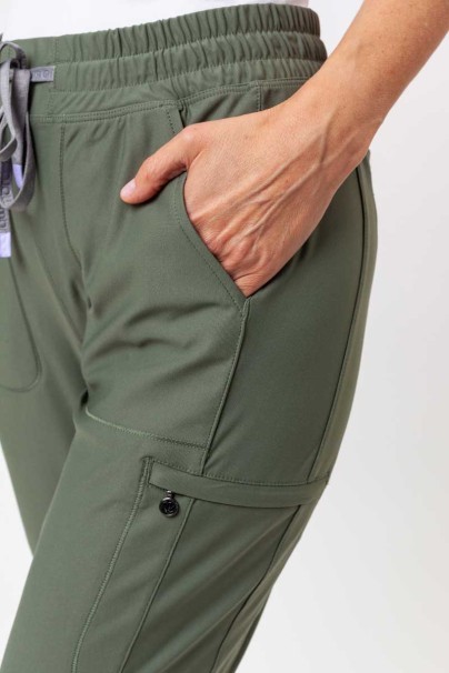 Dámske lekárske nohavice Maevn Embrace Mia olivkové-5