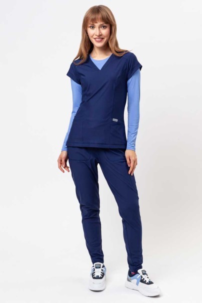 Dámske lekárske nohavice Maevn Embrace Mia námornícky modré-5