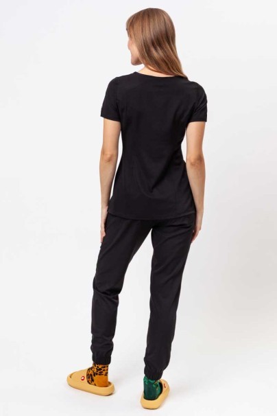 Dámska lekárska súprava Healing Hands (blúza Madison, nohavice Renee) čierna-2