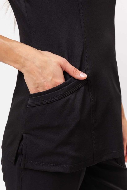 Dámska lekárska súprava Healing Hands (blúza Madison, nohavice Renee) čierna-5