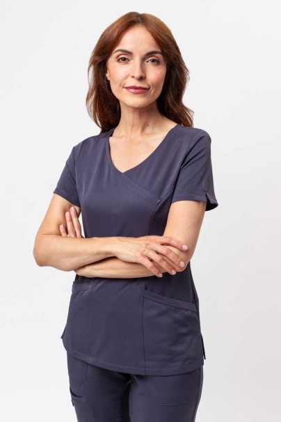 Dámska lekárska súprava Healing Hands (blúza Madison, nohavice Renee) šedá-2