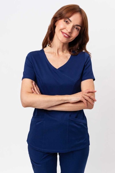 Dámska lekárska súprava Healing Hands (blúza Madison, nohavice Renee) námornícky modrá-2