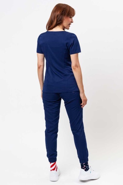 Dámska lekárska blúza Healing Hands Madison námornícky modrá-7