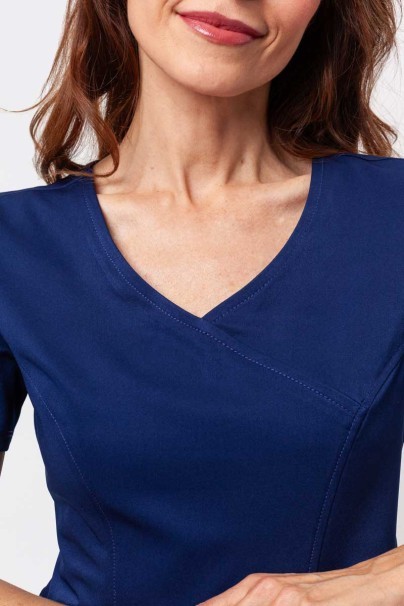 Dámska lekárska blúza Healing Hands Madison námornícky modrá-3
