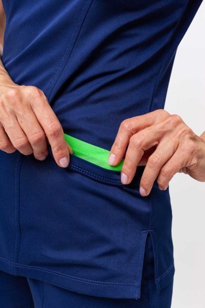 Dámska lekárska blúza Healing Hands Madison námornícky modrá-5