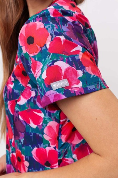 Lekárska blúzka dámska Maevn Prints Autumn Bloom-5
