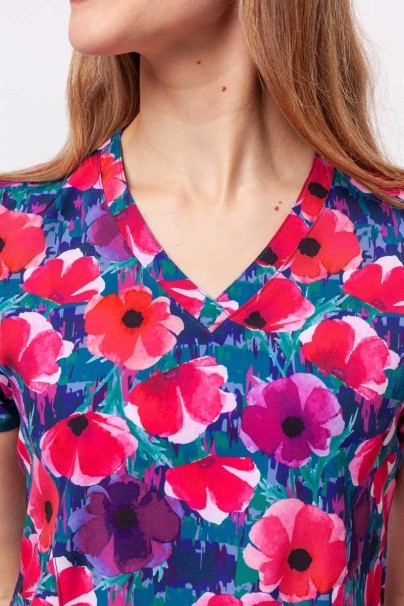 Lekárska blúzka dámska Maevn Prints Autumn Bloom-3