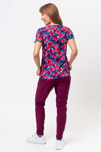 Lekárska blúzka dámska Maevn Prints Autumn Bloom-6