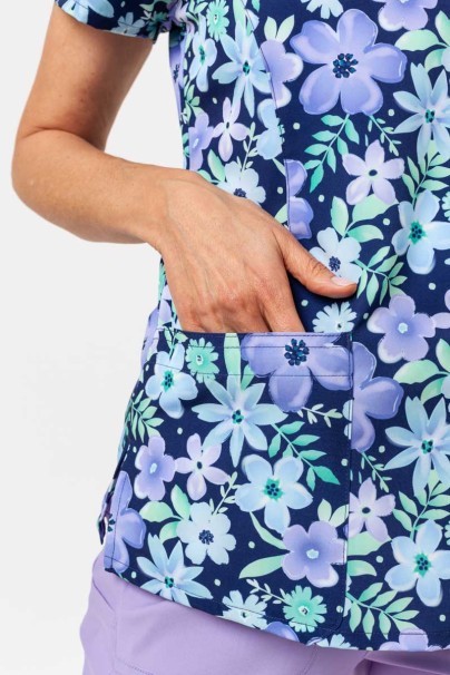 Dámska lekárska blúza Maevn Prints Spring Fantasy-4