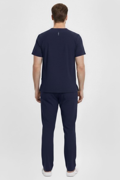 Pánska lekárska súprava Healing Hands (blúza Steven, nohavice Noah) námornícky modrá-2