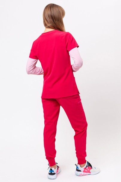 Dámska lekárska blúza Uniforms World 309TS™ Valiant malinová-2