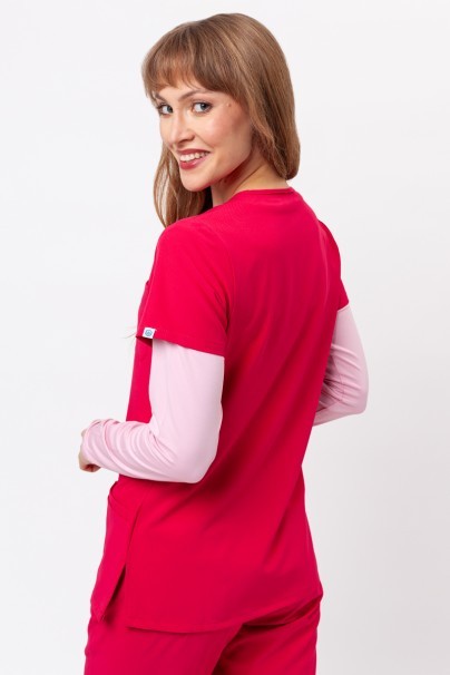 Dámska lekárska blúza Uniforms World 309TS™ Valiant malinová-2