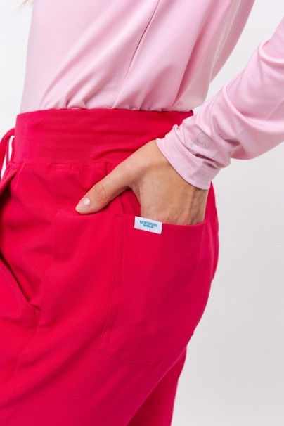 Dámske lekárske nohavice Uniforms World 309TS™ Valiant malinové-5