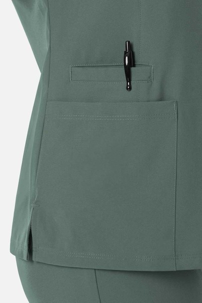 Lekárska súprava Maevn Momentum (blúzka Double V-neck, nohavice 6-pocket) pastelovo zelená-4