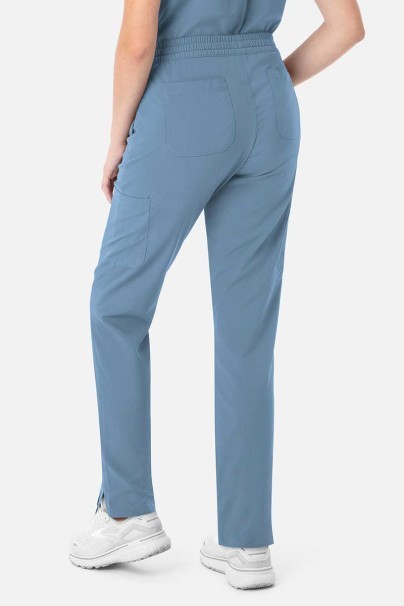 Lekárska súprava Maevn Momentum (blúzka Double V-neck, nohavice 6-pocket) pastelovo modrá-6