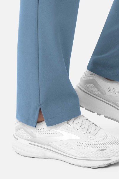 Lekárska súprava Maevn Momentum (blúzka Double V-neck, nohavice 6-pocket) pastelovo modrá-10