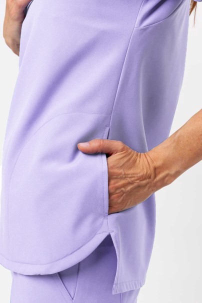 Dámska lekárska súprava Maevn Momentum (blúza Dolman, nohavice Flare Leg) levanďulová-5