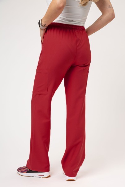 Dámske lekárske nohavice Cherokee Ultra Cargo červené-2