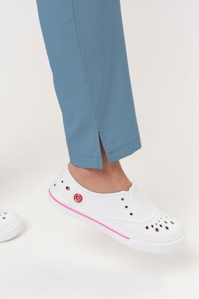 Lekárska súprava Maevn Momentum (blúzka Double V-neck, nohavice 6-pocket) pastelovo modrá-13