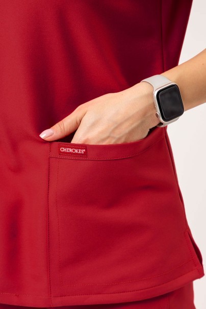 Dámska lekárska blúza Cherokee Ultra V-neck Top červená-2