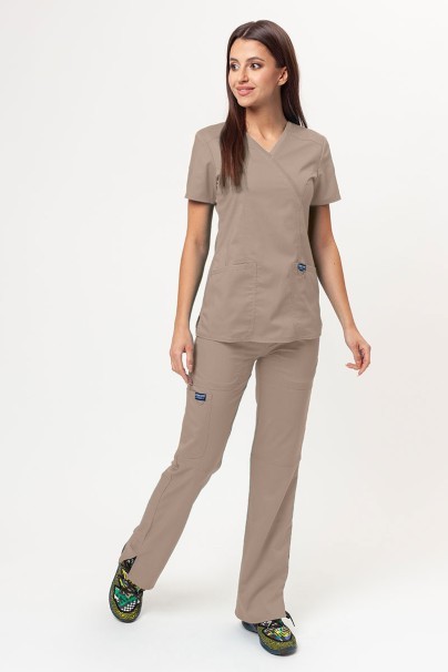 Dámske lekárske nohavice Cherokee Revolution Straight Leg béžové-6