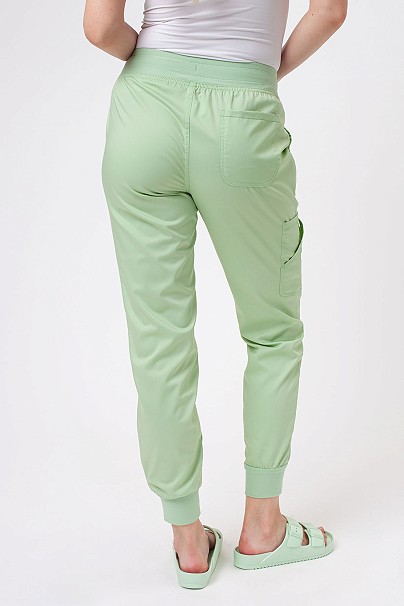 Dámske lekárske nohavice Cherokee Revolution Mid Rise jogger pistáciové