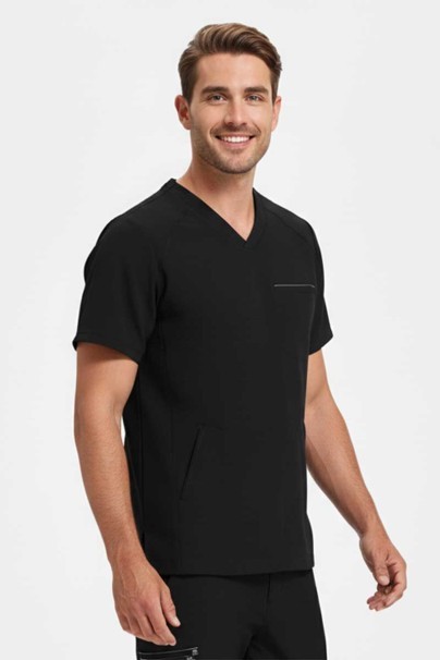 Pánska lekárska súprava Healing Hands (blúza Steven, nohavice Noah) čierna-2