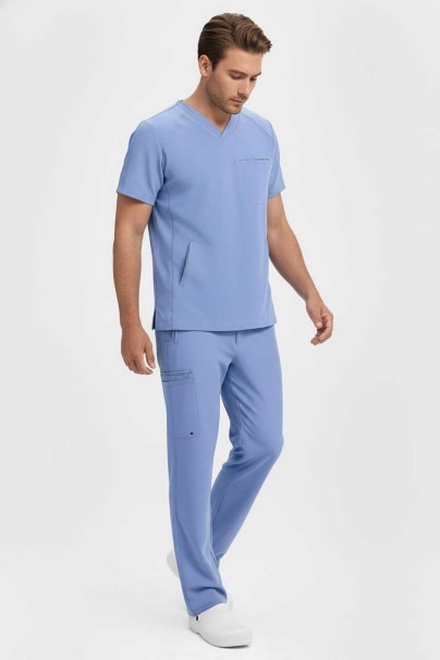 Pánska lekárska súprava Healing Hands (blúza Steven, nohavice Noah) klasicky modrá-2