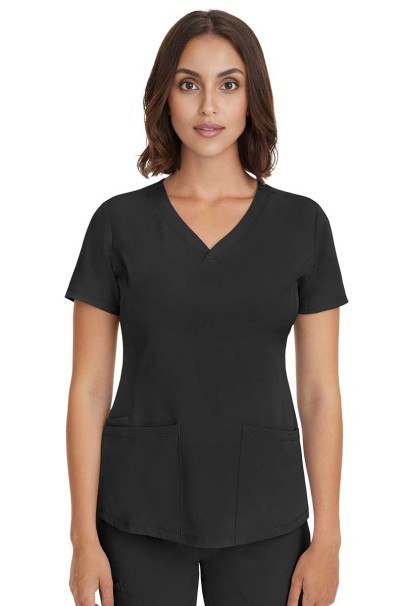 Dámska lekárska blúza Healing Hands Monica V-neck čierna-3