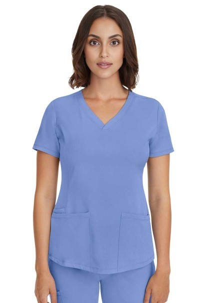 Dámska lekárska blúza Healing Hands Monica V-neck klasicky modrá-2