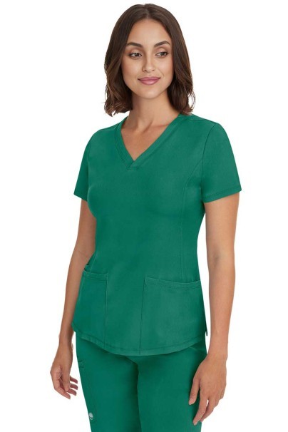 Dámska lekárska blúza Healing Hands Monica V-neck zelená-2