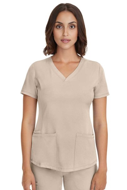 Dámska lekárska blúza Healing Hands Monica V-neck béžová-3