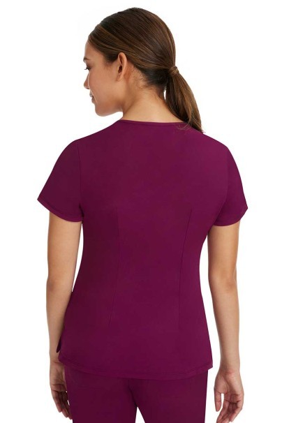 Dámska lekárska blúza Healing Hands Monica V-neck čerešňová červená-2