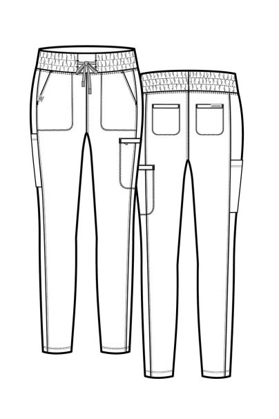 Dámske lekárske nohavice Maevn Embrace Mia levanďulové-9