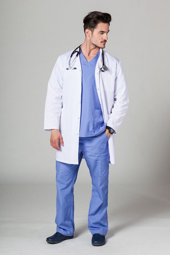 Lekársky pracovný plášť Sunrise Uniforms biely-6