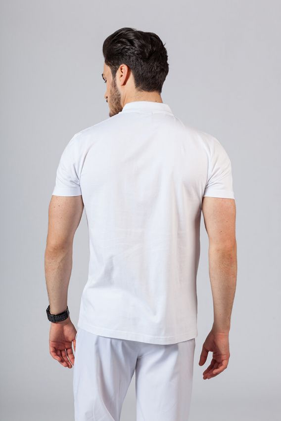 Pánske Polo tričko Malfini biele-2
