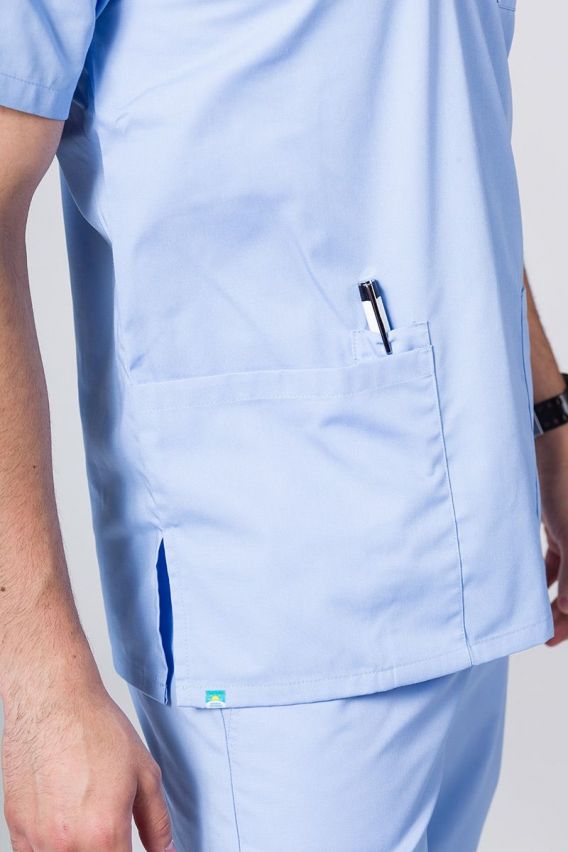 Univerzálna lekárska blúzka Sunrise Uniforms modrá-3