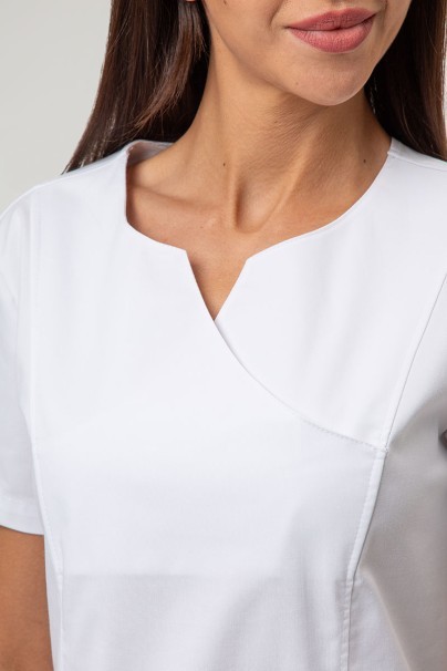 Dámske lekárske šaty Sunrise Uniforms Charm biele-2