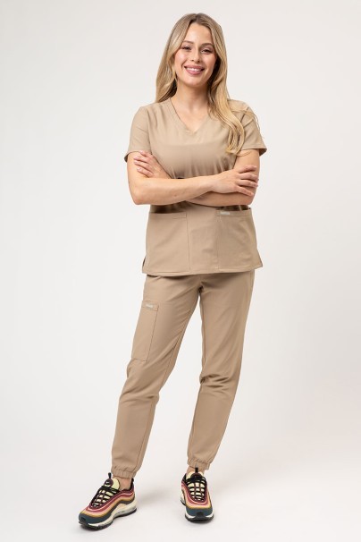 Dámska lekárska blúza Cherokee Ultra V-neck Top bežová-2