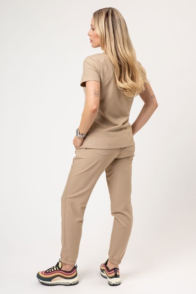 Dámska lekárska blúza Cherokee Ultra V-neck Top bežová-2