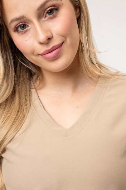 Dámska lekárska blúza Cherokee Ultra V-neck Top bežová-5