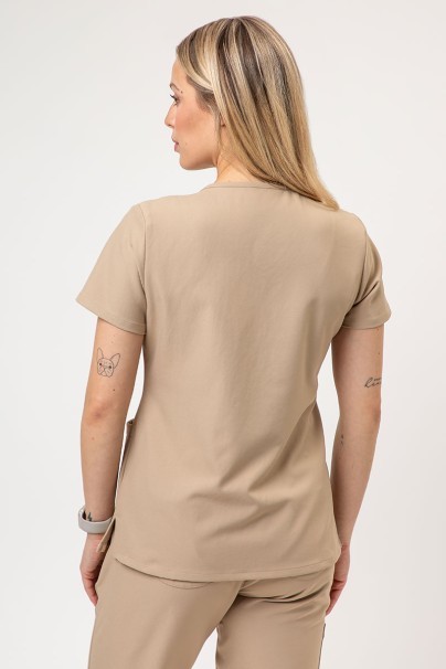 Dámska lekárska blúza Cherokee Ultra V-neck Top bežová-4