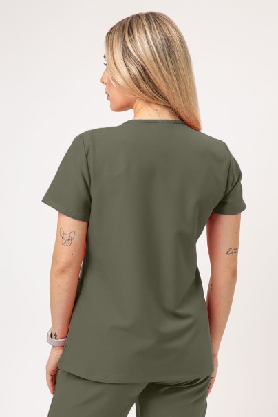 Dámska lekárska blúza Cherokee Ultra V-neck Top olivková-2