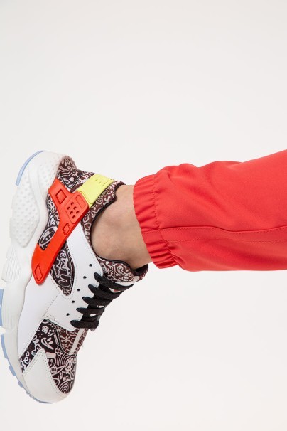 Dámska lekárska súprava Cherokee Ultra (blúza V-neck, nohavice Jogger) koralová-8