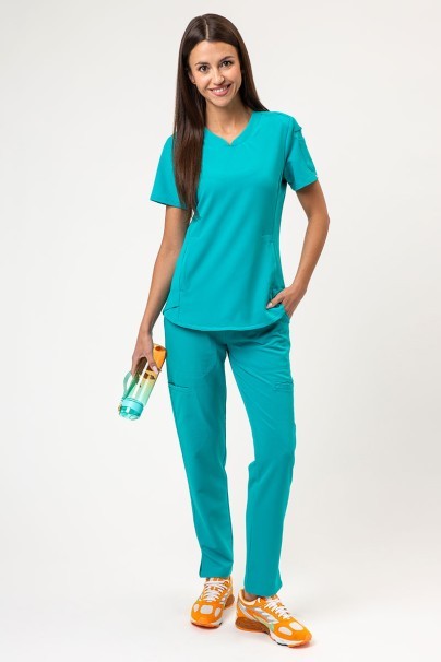 Dámske lekárske nohavice Uniforms World 518GTK™ Alivia morsky modré-9