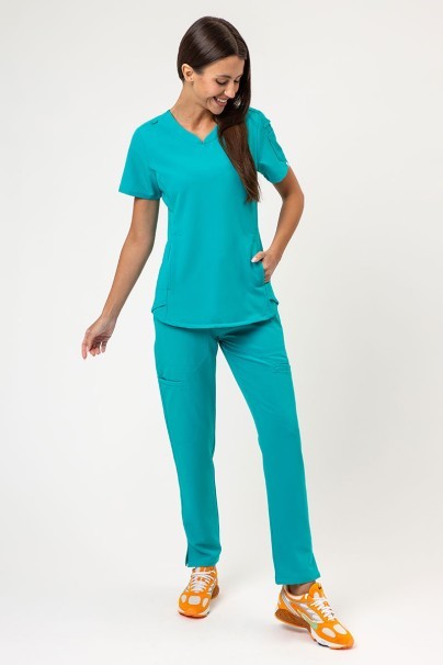 Dámske lekárske nohavice Uniforms World 518GTK™ Alivia morsky modré-8