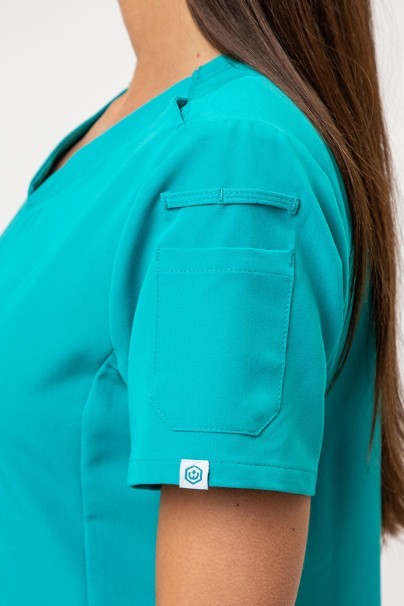 Dámska lekárska blúza Uniforms World 518GTK™ Lucy morsky modrá-5
